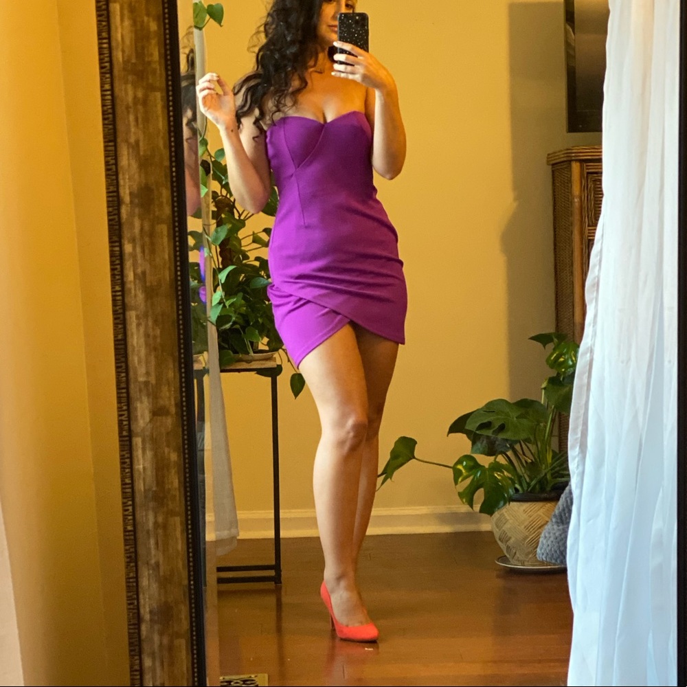 Super cute bright purple mini